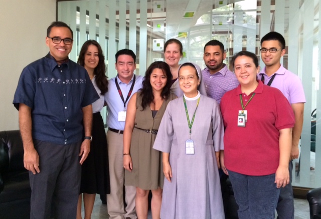 Litton and his teacher fellows (Photo courtesy of Edmundo Edward Litton, Ph.D.)