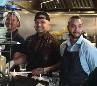 The culinary team led by Chef Tom Cunanan (center) (Photo by Wilma Consul)