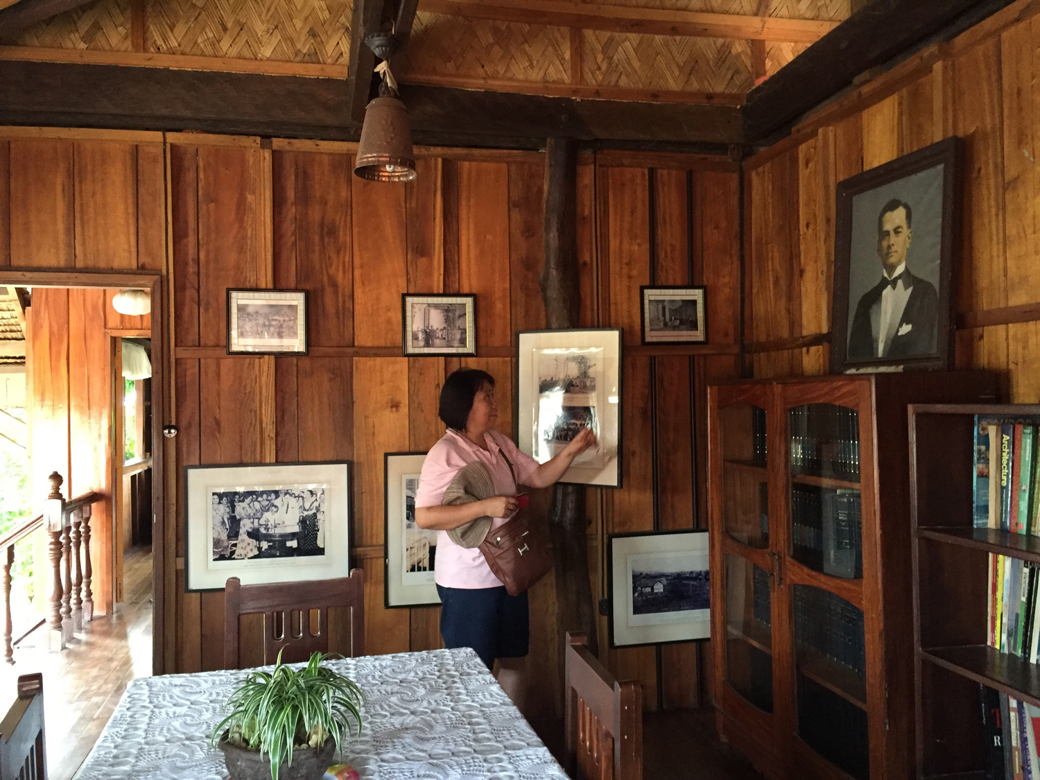 Quezon’s memorabilia hanging in the dining room. (Photo by Omar Paz)