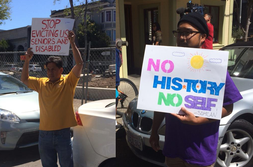 Community activists rallying to protect Gran Oriente Filipino