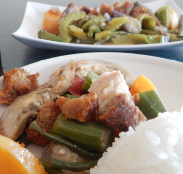 The Happy Home Cook: Kusinang Pinoy's Pinakbet (Sauteed Vegetables with Shrimp Paste)