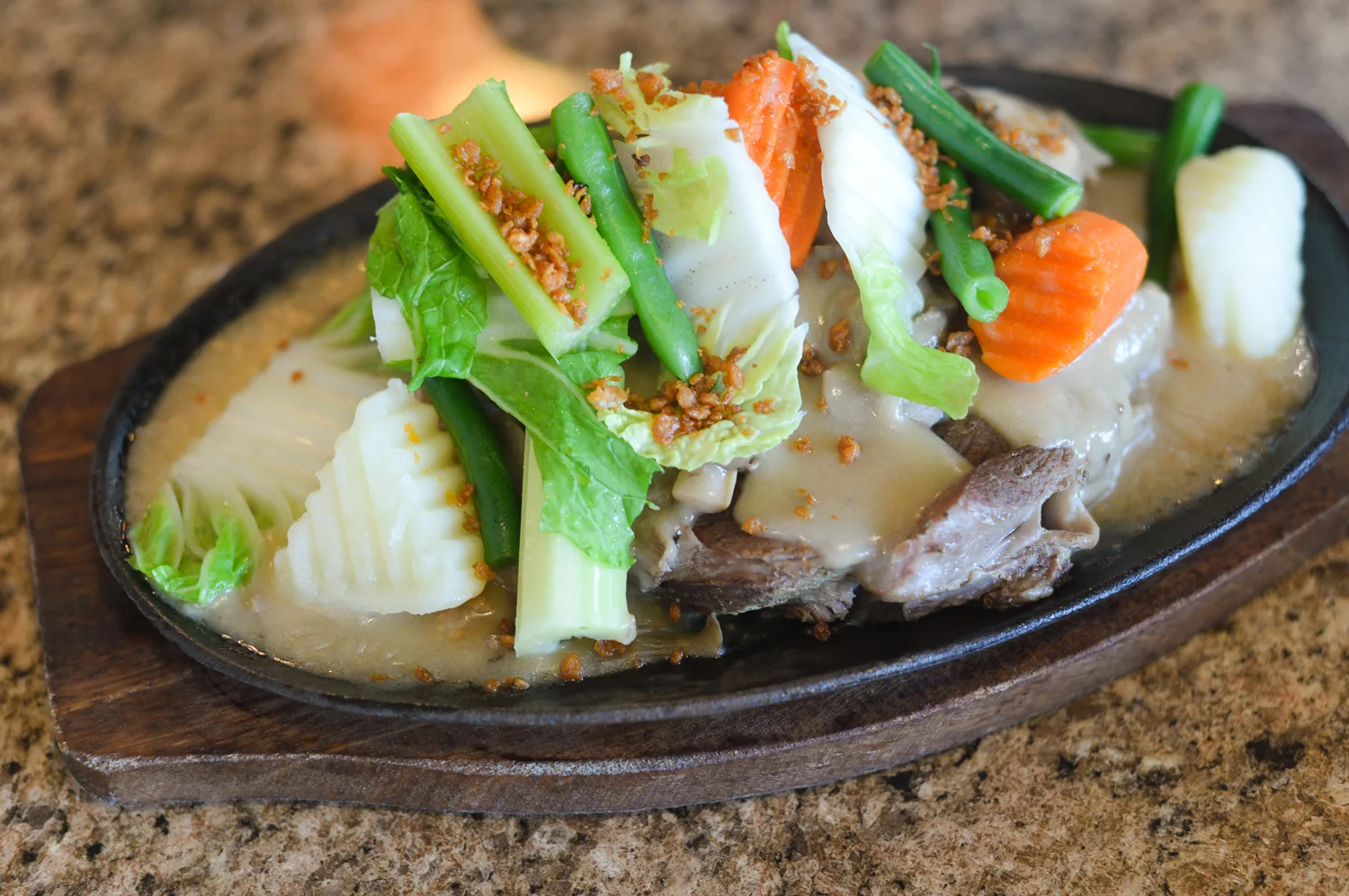 Sizzling Bulalo Steak (Photo by Sunantha Mendoza-Quibilan)