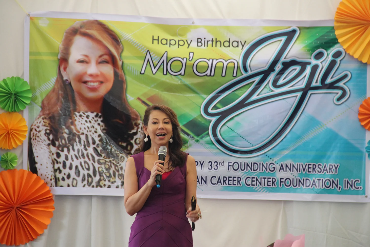 Along with the Chairman’s birthday is the founding anniversary of the Joji Ilagan Career Center Foundation, Incorporated. It was a great day not just for Joji Ilagan Bian, but for the people behind the success of the Foundation as they were able to reminisce the start of something great that happened in their lives when they belonged to the JIB family. (Photo courtesy of Joji Ilagan Bian)