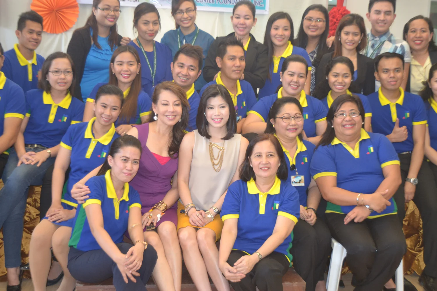 Joji Ilagan Bian (Chairman) and Nicole Ilagan Hao Bian (Vice President for Education Development) together with the Joji Ilagan Career Center Foundation, Incorporated faculty and staff were working hand-on-hand to ensure quality education, exceptional service and educational standards to the JIB students. (Photo courtesy of Joji Ilagan Bian)
