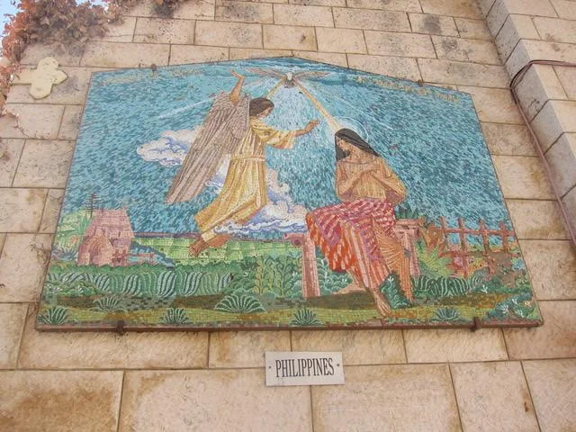 A Filipino interpretation of The Annunciation ( Photo by Mona Lisa Yuchengco)