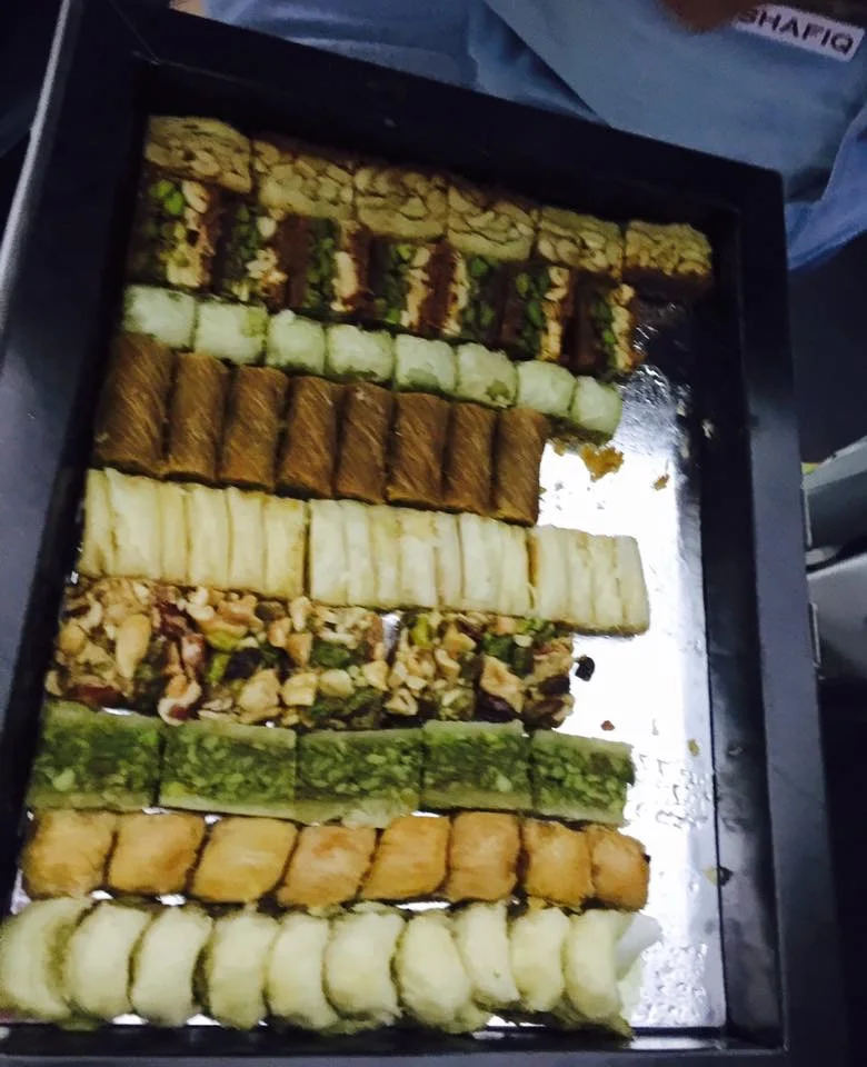 Different kinds of baklava 