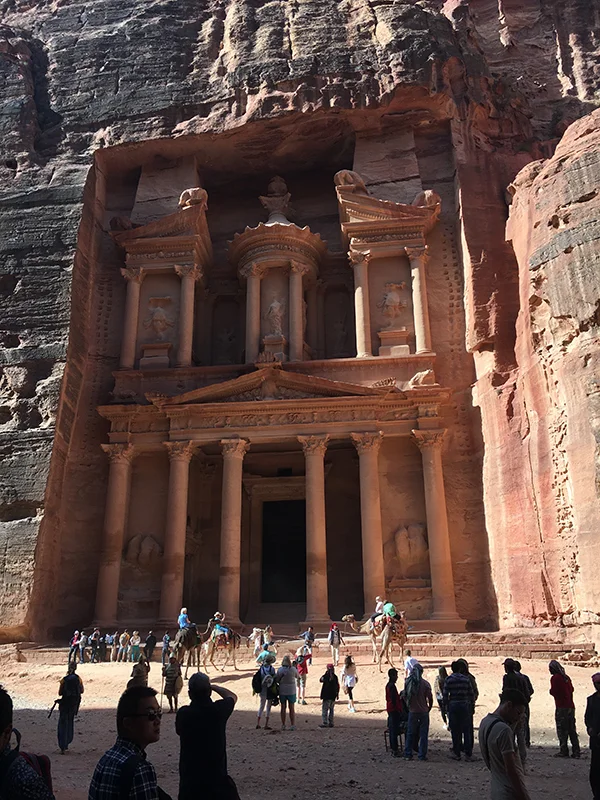 Al Khazneh or The Treasury is Petra’s most famous ruin.
