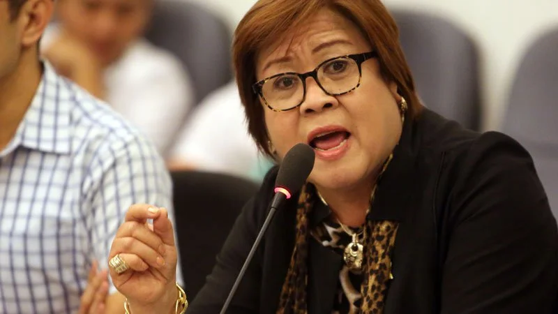 Senator Leila De Lima (Photo by Joan Bondoc/Inquirer.net)
