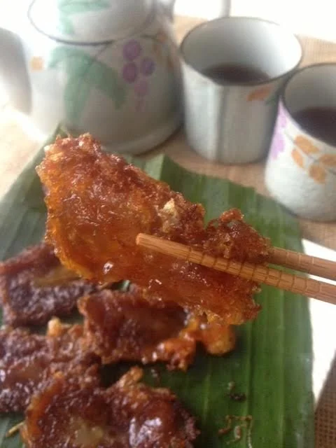 Fried tikoy slices (Photo by Besa-Quirino, LLC ©)