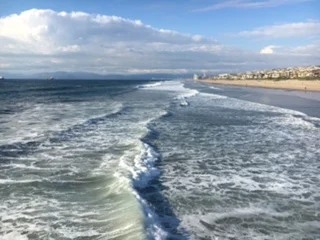 In 2015, for the first time in recorded weather history, three Category 4 hurricanes formed over the Pacific Basin at the same time, a further sign that the ocean is changing with climate change. Those effects could hit coastal areas, like the Santa Monica Bay in Southern California, in coming years. (Photo by Dorian Merina)