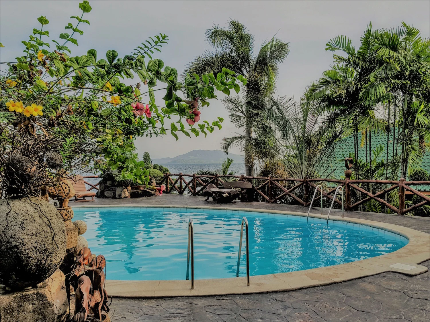 A view of Taal Volcano in the early morning. (Photo by Irwin Ver)