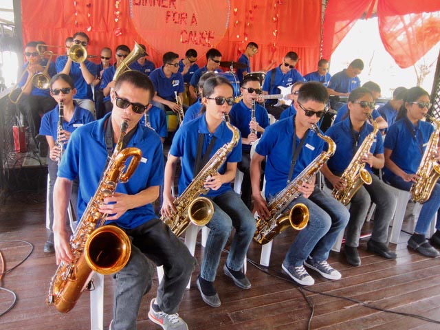 The saxophonists