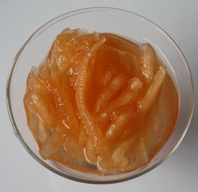 The Happy Home Cook: Cantaloupe Strings-Calamansi Dessert Drink