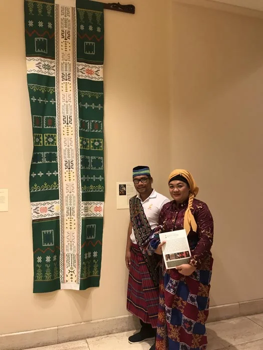 Salika Maguindanao and husband Jardin (Photo by Michael Gonzalez)