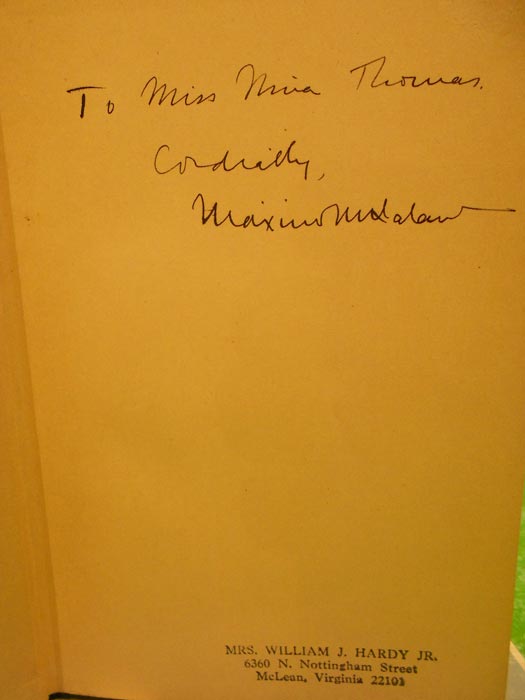 Maximo Kalaw's book (Photo courtesy of Titchie Carandang-Tiongson and Erwin R. Tiongson)