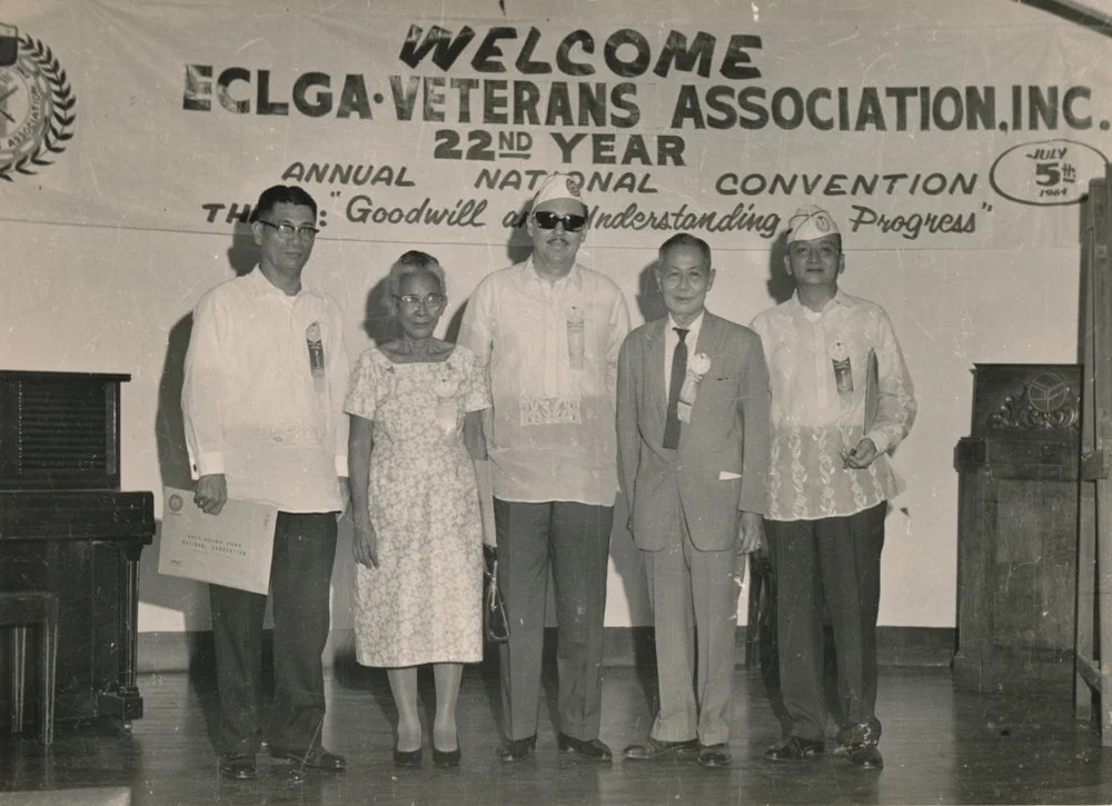 Leon Banaag, Cipriana Benitez, Edwin Ramsey, Juan Benitez & Luis Villareal, 1964 in the Philippines (Photo courtesy of Alice Benitez)