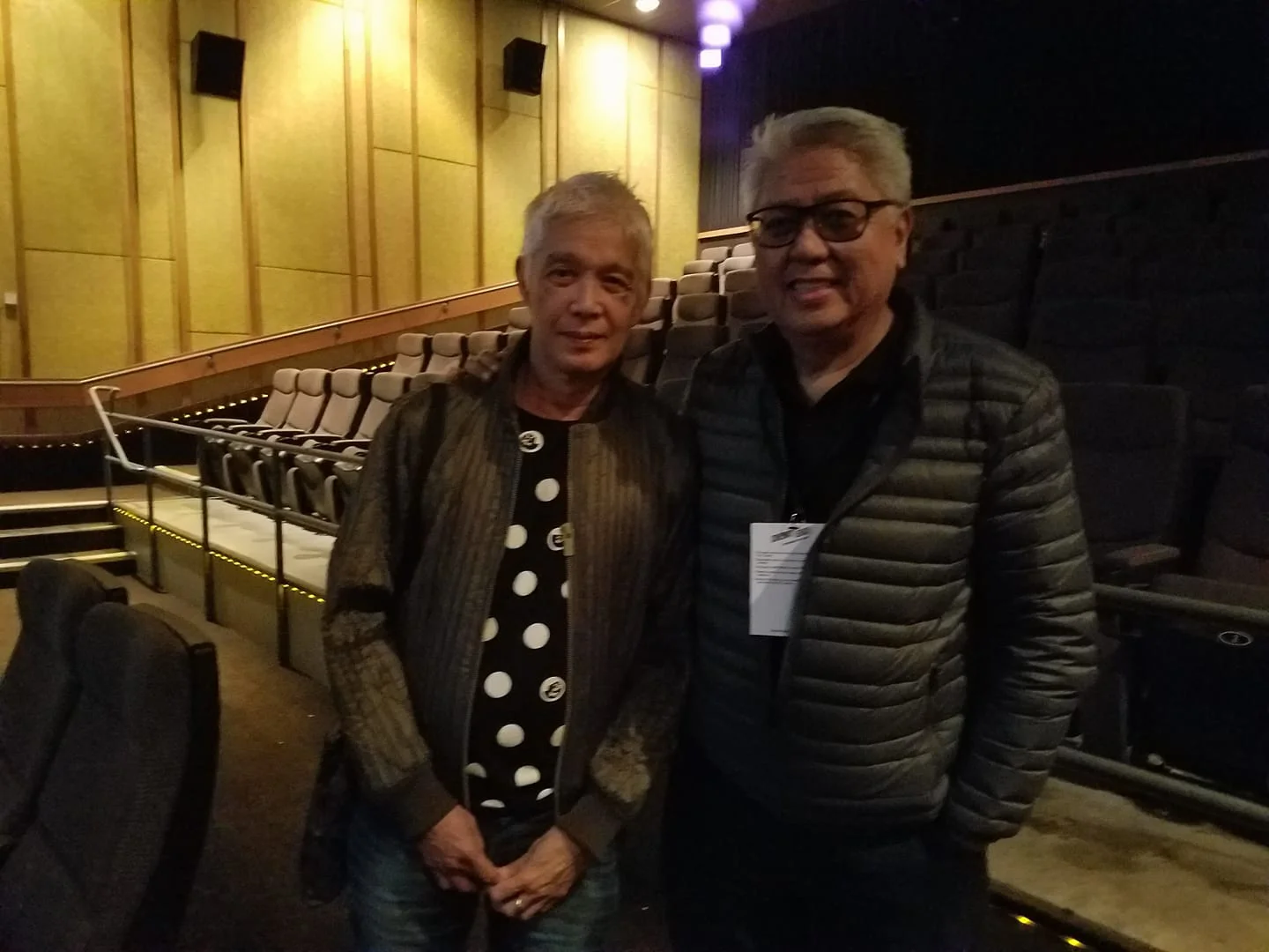 Director Loy Arcenas and Ryan Cayabyab (Photo by Raymond Virata)