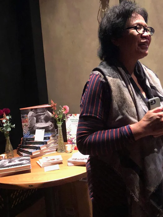 Amy Besa, food scholar, author and restaurateur stressed the local ingredients carry the soil, water and the air of the Philippines which enhances the flavors. (Photo courtesy of Elizabeth Ann Quirino & Elpidio P. Quirino)
