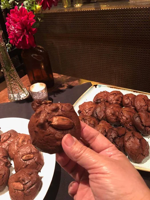 Chocolate Cookies made with Tigre y Oliva chocolate and pili nuts from Catanduanes. (Photo courtesy of Elizabeth Ann Quirino & Elpidio P. Quirino)