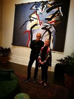 Variation on Sabel by MOOOI Carpets with BenCab and Annie Sarthou (Photo courtesy of the BenCab Art Foundation)