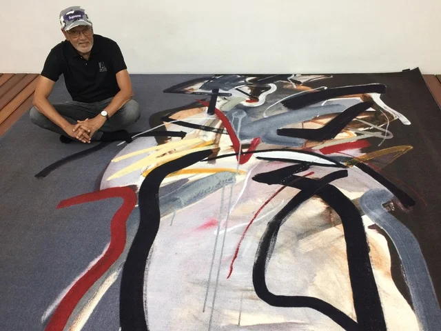 Variation on Sabel by MOOOI Carpets with BenCab (Photo courtesy of the BenCab Art Foundation)
