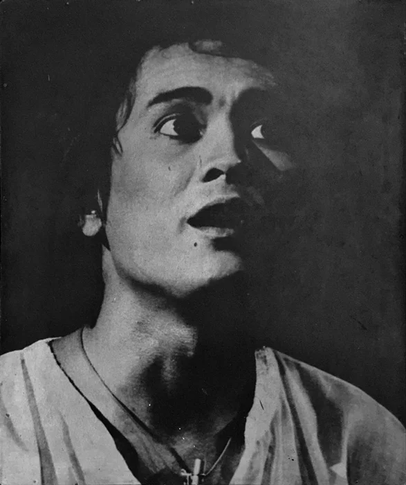 Boy Camara singing Gethsemane in the 1985 repeat production of "Jesus Christ Superstar"