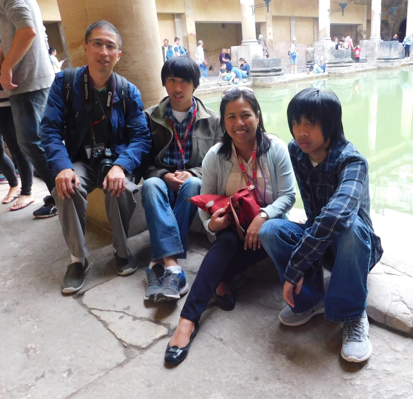 Robert, Ian, Lulu, and Eric Kong