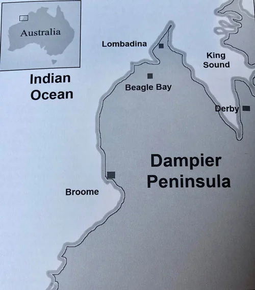 Map of Broome