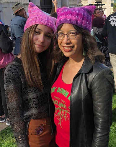 Social justice champion Nikki Fortunato Bas (with daughter Balana) unseated an incumbent to become the first Fil-Am elected in the city of Oakland.