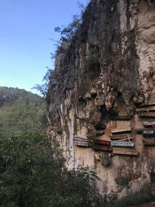 Sagada is just two hours away from Buscalan by car. We spent a night there to explore caves, hike, and of course see the hanging coffins. It is definitely worth a trip (Photo by Jensen Esteves and Maia Almendral Esteves)!