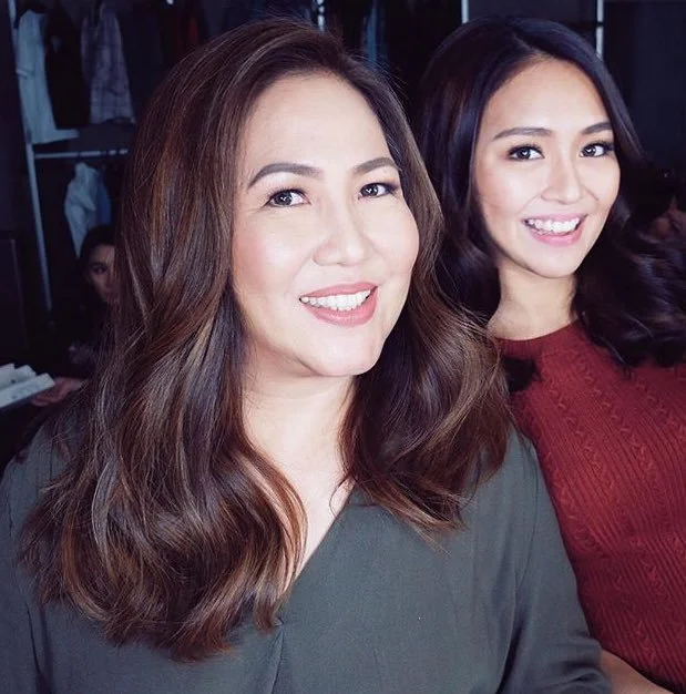 Min Bernardo and her daughter Kathryn (Source: Twitter)
