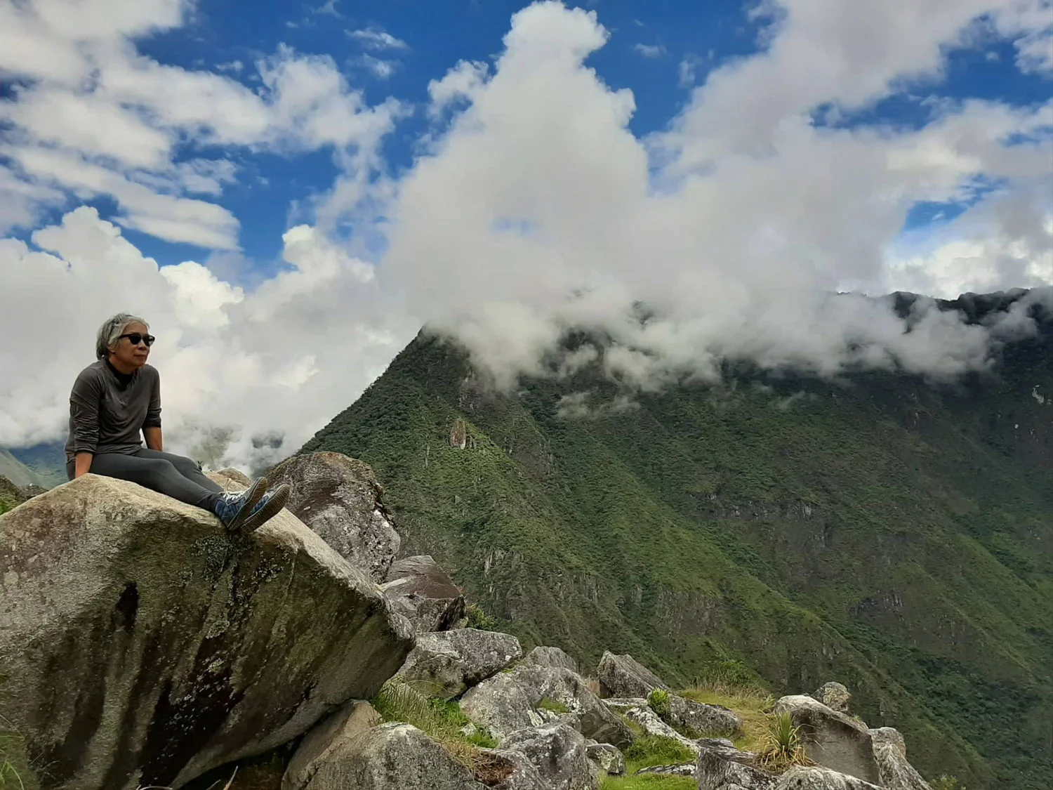 The author in Machu Pichu (Photo courtesy of Bella Bonner)