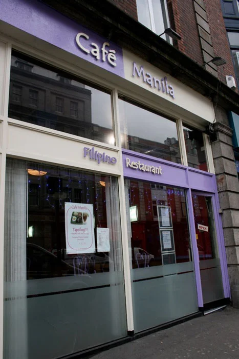 Cafe Manila, a Filipino restaurant in Dublin's City Centre in 2008. (Photo by Diane Sabenacio Nititham)