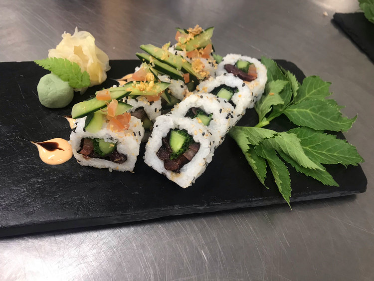 Raquel Landayan's Cabalen Maki, using her homemade tocino