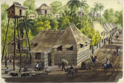 Plate #19 – Casa de un Pueblo en Cagayan (A Typical House in a Cagayan Town) .