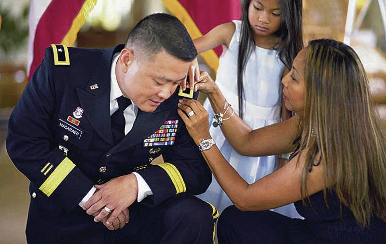 Newly installed Brig. Gen. Roy J. Macaraeg (Hawaii Department of Defense)