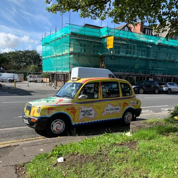 Ian Doyle’s yellow cab (Photo courtesy of Lloyd LaCuesta)