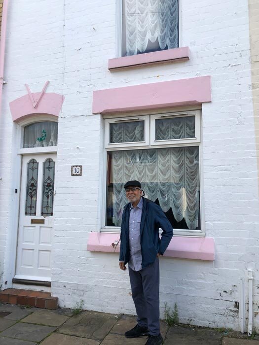 The house on 10 Admiral Grove where Ringo Starr used to live. (Photo courtesy of Lloyd LaCuesta)