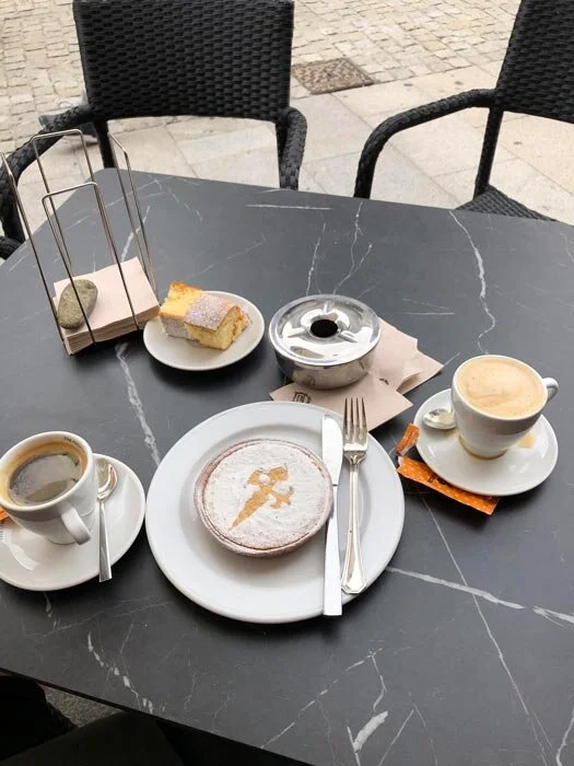 Signature almond pastries are a reminder that Santiago de Compostela is sacred ground.  (Photo by Cherie M. Querol Moreno)