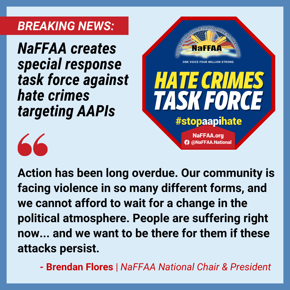 [PARTNER] NaFFAA To Develop Hate Crimes Task Force In Response To Anti-Asian Attacks