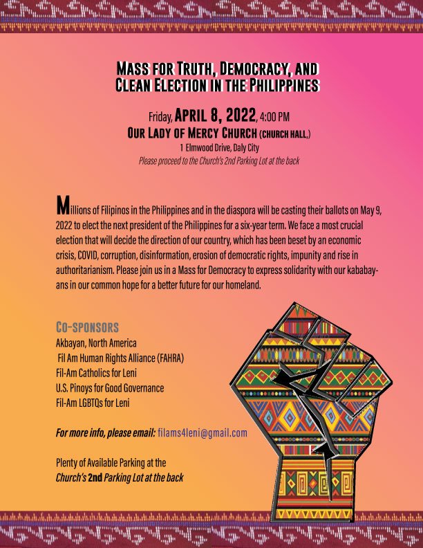Mass for Truth, Democracy, and Clean Election in the Philippines