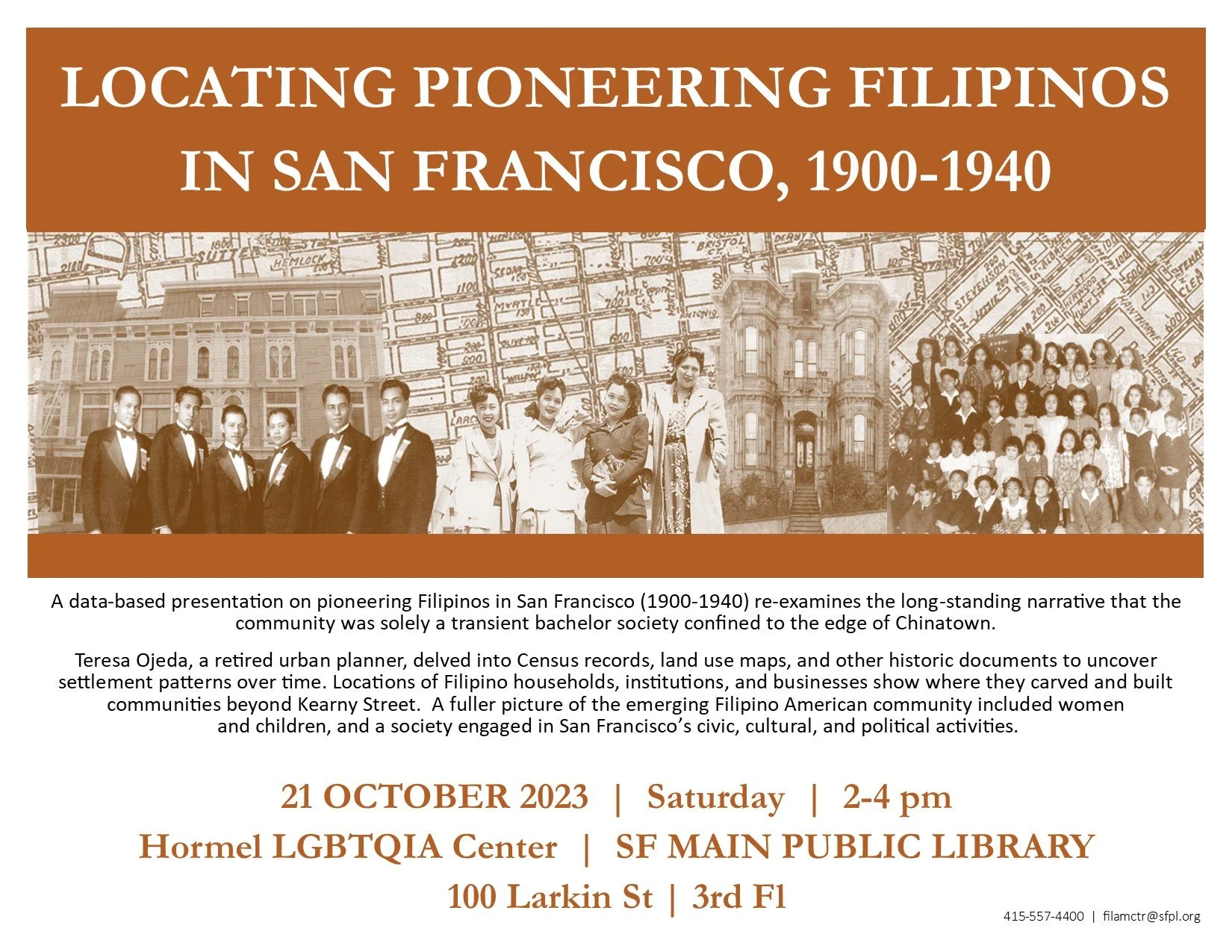 Locating Pioneering Filipinos in San Francisco, 1900-1940