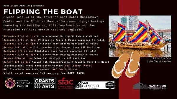 Manilatown Archive presents 'Flipping the Boat'