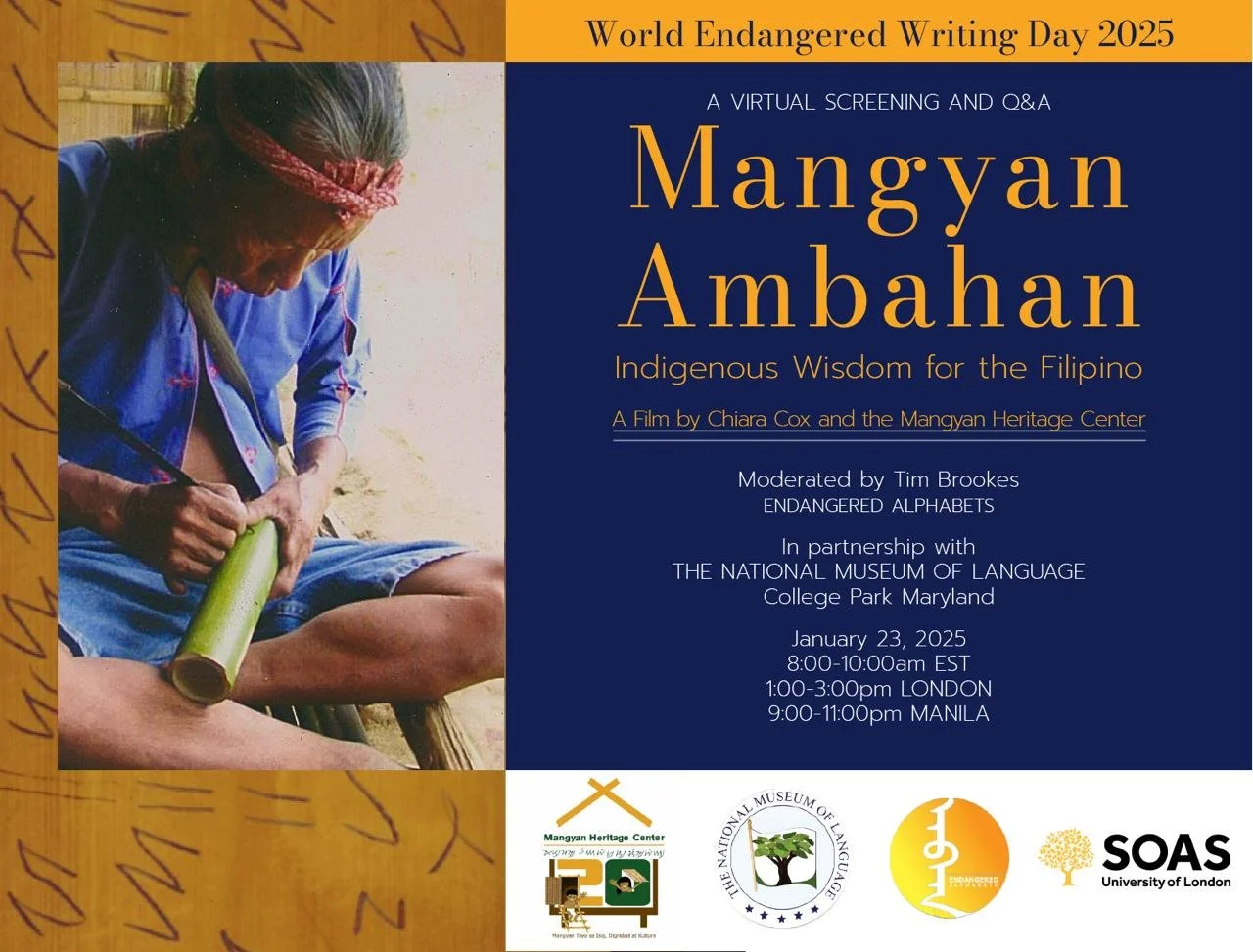 Mangyan Ambahan: Indigenous Wisdom for the Filipino