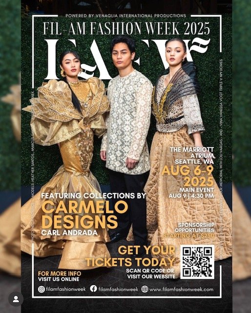 Seattle's 4th Annual Fil-Am Fashion Week August 6-9 2025