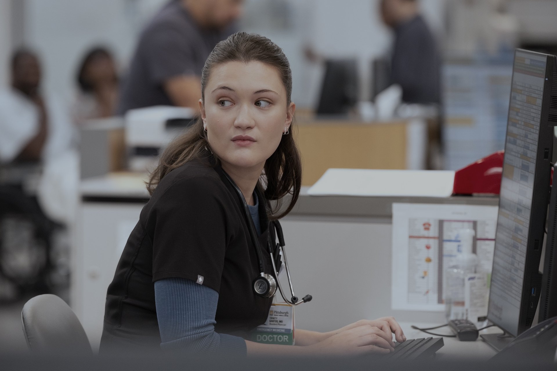 Isa Briones, the Cool, Competent Filipina Doctor on ‘The Pitt’