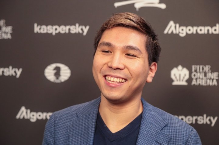 Hikaru Nakamura and Wesley So after Game 2 of the FIDE Grand Prix in Berlin