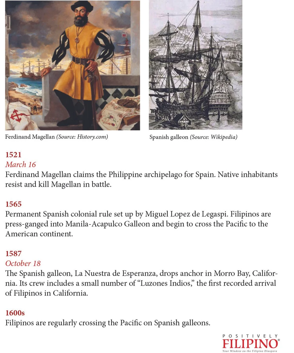 Positively Filipino’s Timeline: Filipino American History 