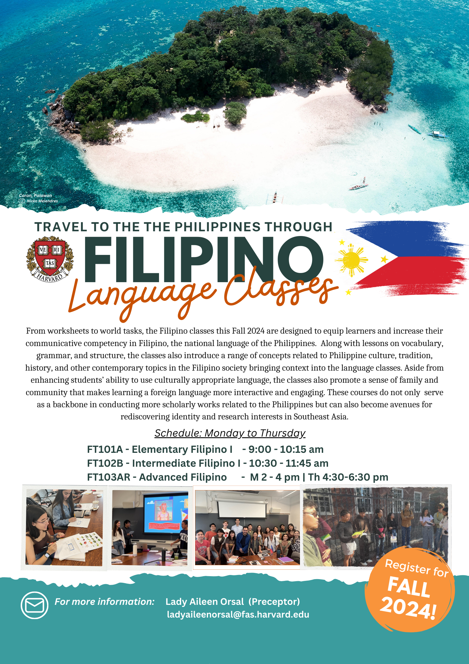 Filipino Class Introduction Harvard University Offers Filipino Classes — Positively Filipino ...