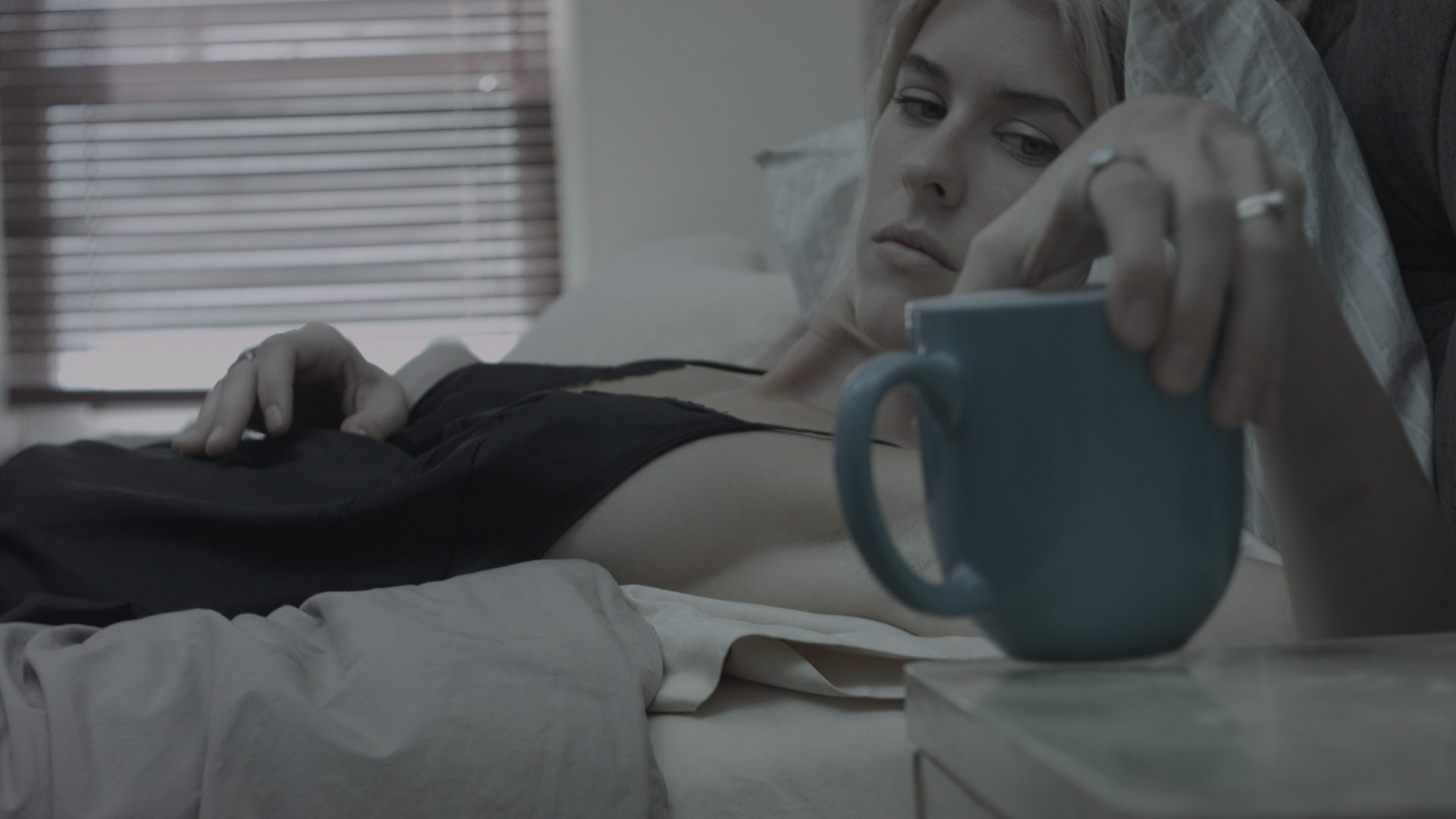 Above: Untouched RAW/Cinema DNG frame of actress Jenny Parry, on the set of Tragical, a web series directed by Tom Lombardi. Shot with the BMPCC mated to a vintage S16 Schneider Xenon, 25mm f1.4
